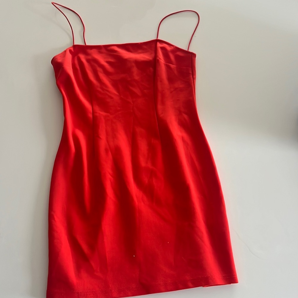 Woman’s small mini dress from Tobi.